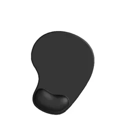FineGood マウスパッド 一体型 手首サポート 人間工学に基づいた 滑り止め 水洗い 耐久性良い 低反発リストレス リストレスト（ブラック）