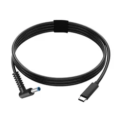 Type C USB-C メス入力 DC 4.5x3.0mm PD トリガーケーブル 電源プラグ 充電ケーブル ノートパソコン 65W (4.5x3.0mm)1.5M ブラック