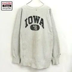90s USA製 vintage Champion カレッジ リバースウィーブスウェット メンズ 表記XLサイズ