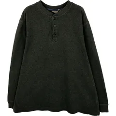 古着 エルエルビーン L.L.Bean ヘンリーネック サーマルロングTシャツ メンズXL相当/eaa616048