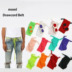 新品☆mnml ドローコードベルトのサムネイル