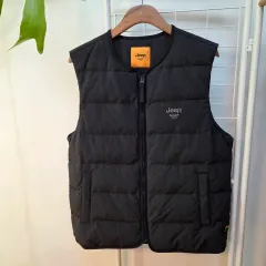新級) Jeep ジープ ダウン ブラック ベスト 95