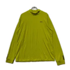 中古 メンズ パーリーゲイツ PEARLY GATES 長袖シャツ 7(3L) 黄色系 イエロー系 2025年モデル モックネック