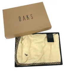 DAKS LONDON ダックスロンドン コットンひざ掛け  ハウスチェック/箱付    ベージュ  / 240001190892のサムネイル