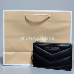 MICHAEL KORS  JET SET TRAVEL SM TZ COIN POUCH W ID ブラック