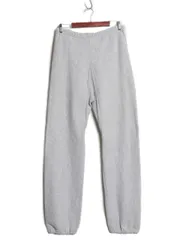 【お得なクーポン配布中!】 80s 内縫い ★ チャンピオン リバースウィーブ スウェット パンツ メンズ L ヴィンテージ USA製 目無し 無地 ヘビーウェイト トレーナー 灰