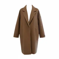 レディースF/ 税込12万9千円 新品 CHUU ブラウン ハンドメイド コート