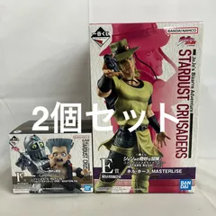 未開封 一番くじ ジョジョの奇妙な冒険 E賞 ホル・ホース F賞 ジャン・ピエールポルナレフ&シルバーチャリオッツ(子供) フィギュア 2個セット SF2943 c101
