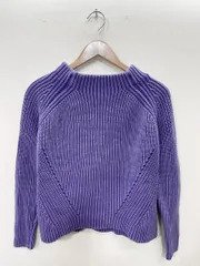 DEMYLEE　デミリー モックネック ニット セーター sizeS/紫◆■レディース
