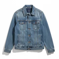 メンズL / ザラ1975 ヴィンテージ ウォッシュ デニム トラッカージャケット