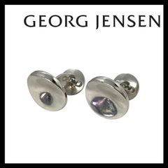 Y【GEORGE JENSEN】74C カフス SV925 SILVER/シルバー 総重量約18.4g
