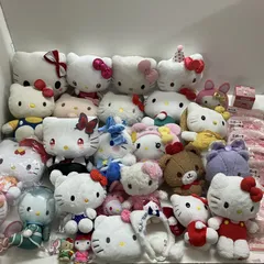 ◆ Sanrio サンリオ 38点 まとめ商品 ハローキティ タイニーチャム ぬいぐるみ 雑貨 など 現状品