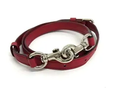 ■美品■ COACH コーチ レザー バッグ用 ショルダーストラップ 斜め掛け 肩掛け レディース レッド系 BS1911