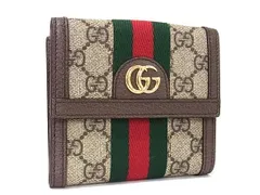 ■新品■未使用■ GUCCI グッチ 523173 オフィディア GGマーモント シェリーライン GGスプリーム 財布 ウォレット ベージュ系 FX0587