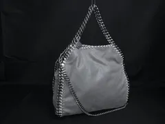 ■極美品■ STELLA McCARTNEY ステラ マッカートニー ファラベラ エコレザー 2WAY ショルダーバッグ ハンドバッグ グレー系 FV7030