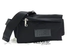 ■極美品■ MM6 Maison エムエムシックス メゾン マルジェラ ニューメリック ナイロン ボディバッグ ウエストポーチ FV7047