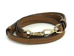 ■美品■ MICHAEL KORS マイケルコース レザー  バッグ用 ショルダーストラップ 斜め掛け 肩掛け レディース ブラウン系 FQ4536