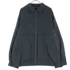 niko and... ニコアンド チェック柄 長袖 ジップ シャツジャケット 4 ネイビー系 メンズ 古着
