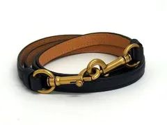 ■美品■ COACH コーチ レザー バッグ用  ショルダーストラップ 肩掛け ダークネイビー系 GA7872