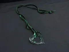 ■新品■未使用■ Baccarat バカラ オープンハート クリスタルガラス ネックレス ペンダント アクセサリー クリアグリーン系 FQ4896