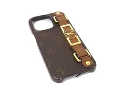 LOUIS VUITTON ヴィトン M81214 モノグラム バンパー ドーフィーヌ iPhone13Pro 対応 アイフォン スマホケース ブラウン系 BT2241