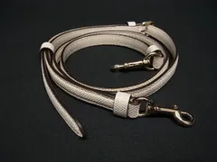 ■美品■ COACH コーチ レザー バッグ用 ショルダーストラップ ショルダーベルト 斜め掛け 肩掛け レディース アイボリー系 BN7941