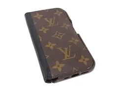 LOUIS VUITTON ルイヴィトン M82891 モノグラム フォリオ iPhone15PRO 対応 手帳型 アイフォンケース スマホケース ブラウン系 FR8352