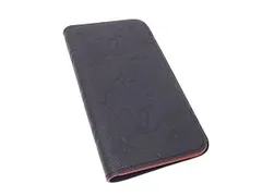 ■極美品■ LOUIS VUITTON ルイヴィトン M69440 モノグラムアンプラント フォリオ iPhone X/XS対応 スマホケース ネイビー系 BN7913