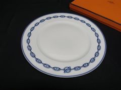 未使用品】HERMES シェーヌダンクル丸皿22.5㎝ - メルカリ
