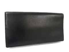 ■新品同様■ BURBERRY バーバリー レザー 内部ノバチェック 二つ折り 長財布 ウォレット 小銭入れ 札入れ ブラック系 BP8706