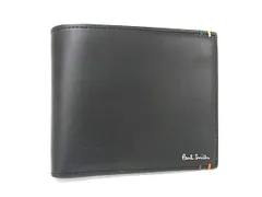 ■新品■未使用■ Paul Smith ポールスミス レザー 二つ折り 財布 ウォレット 小銭入れ 札入れ カード入れ ブラック系 BP8688