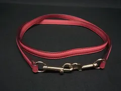 ■美品■ COACH コーチ レザー バッグ用 ショルダーストラップ ショルダーベルト 肩掛け 斜め掛け レディース ピンク系 BP8693