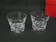 ■新品■未使用■ Baccarat バカラ ベルーガ クリスタルガラス ロックグラス 食器 テーブルウェア ペア 2客セット クリア BS2335