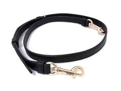 ■美品■ COACH コーチ レザー バッグ用 クロスボディ ショルダーストラップ 斜め掛け ブラック系 FT5922