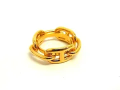 ■新品■未使用■ HERMES エルメス シェーヌダンクル ルカデ レガート スカーフリング スカーフ留め アクセサリー  ゴールド系 BN8557