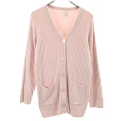 gelato pique ジェラートピケ 長袖 ルームウェア F ピンク ふわもこ カーディガン レディース 古着