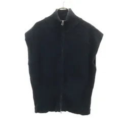 URBAN RESEARCH アーバンリサーチ ジップ ニットベスト F ネイビー系 メンズ 古着