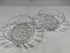 未使用】HOYA クリスタル 亀甲つなぎ紋 ガラス鉢 2個セット - メルカリ