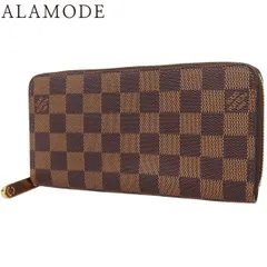 LOUIS VUITTON(ルイ・ヴィトン) ダミエ・エベヌ ジッピー・ウォレット ロングウォレット 長財布 ジップアラウンド ラウンドファスナー エベヌ ブラウン茶 ゴールド金具 N60015 レディース 40802177262【中古】【アラモード】