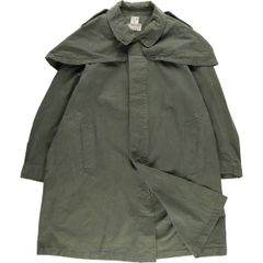50s60s ビンテージ フランス軍 ミリタリー ケープ付き コート オリーブ