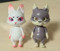 まとめ売り HMA カプセルトイ ドール キツネ オオカミ ガチャ