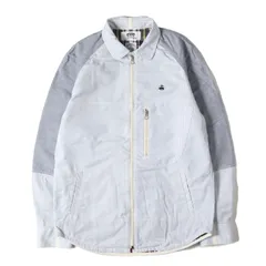 eYe JUNYA WATANABE MAN アイ ジュンヤ ワタナベ マン シャツ ブルー サイズ:S | BROOKS BROTHERS チンスト付き OXストライプ OXプレーン フルジップ シャツ | 2019年製 | 日本製 | トップス【中古】