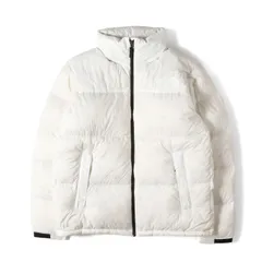 THE NORTH FACE ザ ノースフェイス ジャケット ホワイト 白 サイズ:L | 22AW アンダイド ヌプシ ダウン ジャケット Undyed Nuptse Jacket【メンズ】【中古】