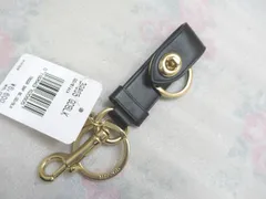 新品未使用　ＣＯＡＣＨ　コーチ　トリガー スナップ バッグ チャーム　39865 GDBLK  ブラック×ゴールド　キーリング