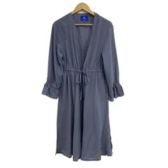 BLUE LABEL CRESTBRIDGE(ブルーレーベルクレストブリッジ) コート サイズ38 M レディース - ブルーグレー 長袖/春/夏