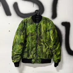 HUF(ハフ) リーバーシブル Ma-1 フール カモフラージュ ブルゾン ジャケット