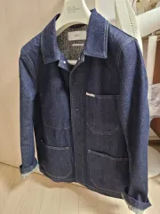 クロールズ closed DARK BLUE デニム ワークジャケット M チョアジャケット カバーオールジャケット