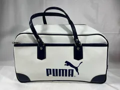 PUMA プーマ　ボストンバッグ　エナメルバッグ　バッグ　メンズ　ファッション　ヴィンテージ　ビンテージ　昭和レトロ　昭和　レトロ