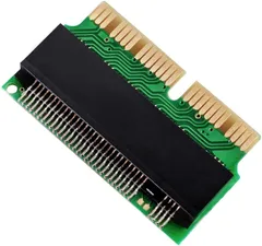 M.2 NVME SSD 変換アダプタ、12+16ピン M.2 NGFF M-Key SSD 変換カード交換用MacBook Air Pro Retina Mid 2013 2014 2015 2016 2017 用、NVME AHCI SSD アッ ...