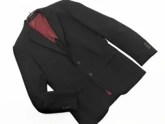 ABAHOUSE アバハウス ストライプ テーラード ジャケット size1/黒 ■◇ メンズ